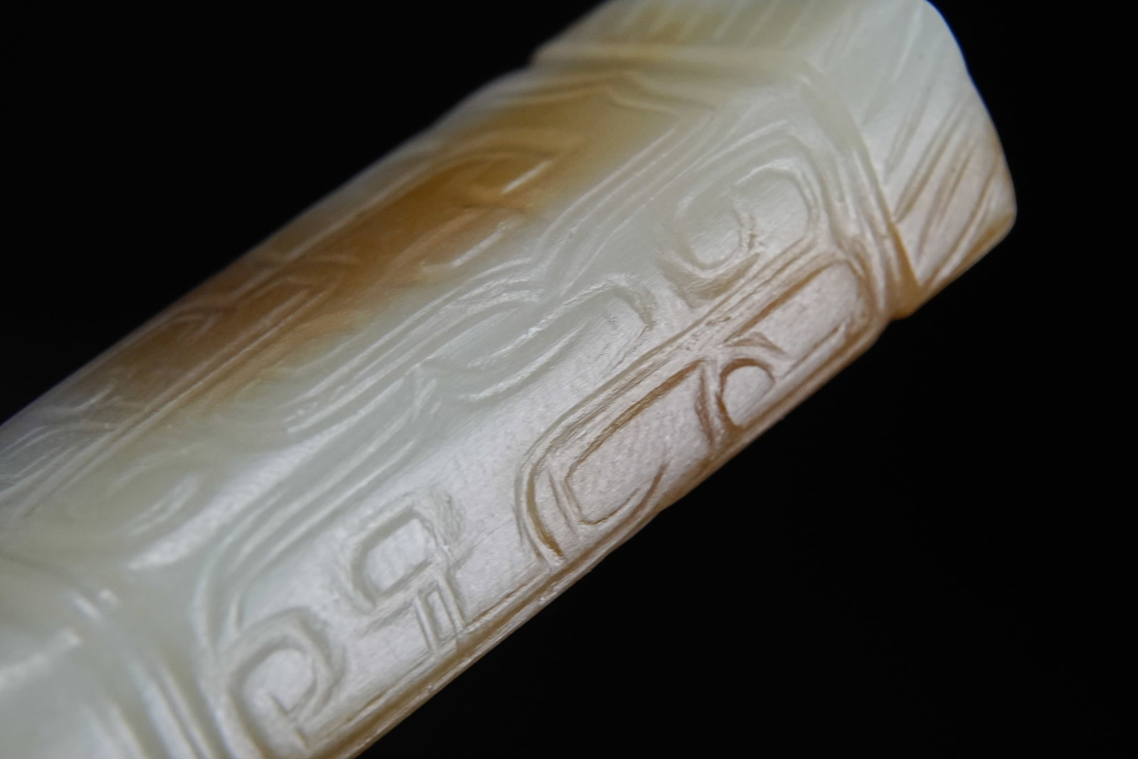 Jade Carved Dragon Pattern Ornament - 9
