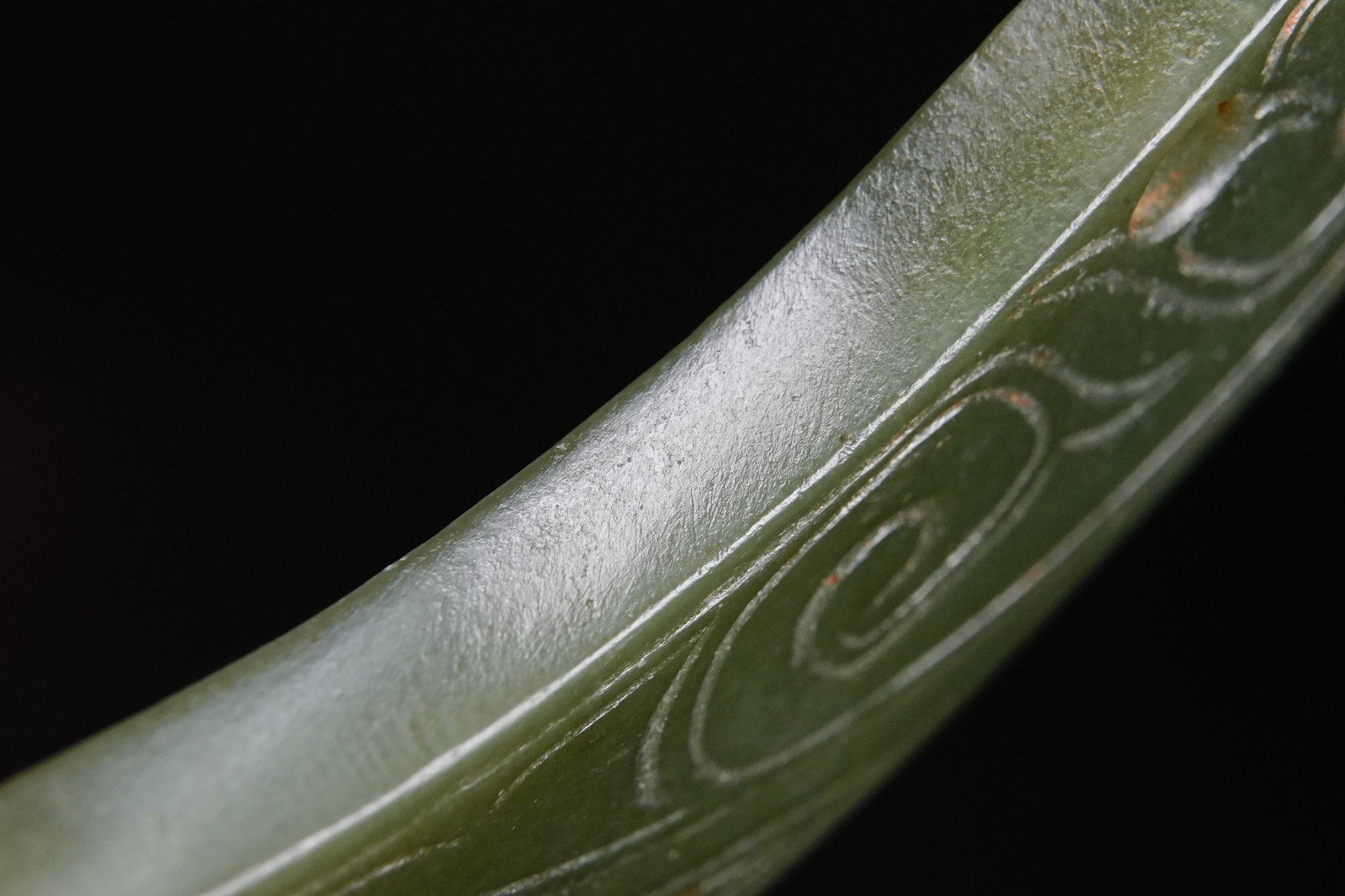 Jade Carved Phoenix Pattern Huang - 9