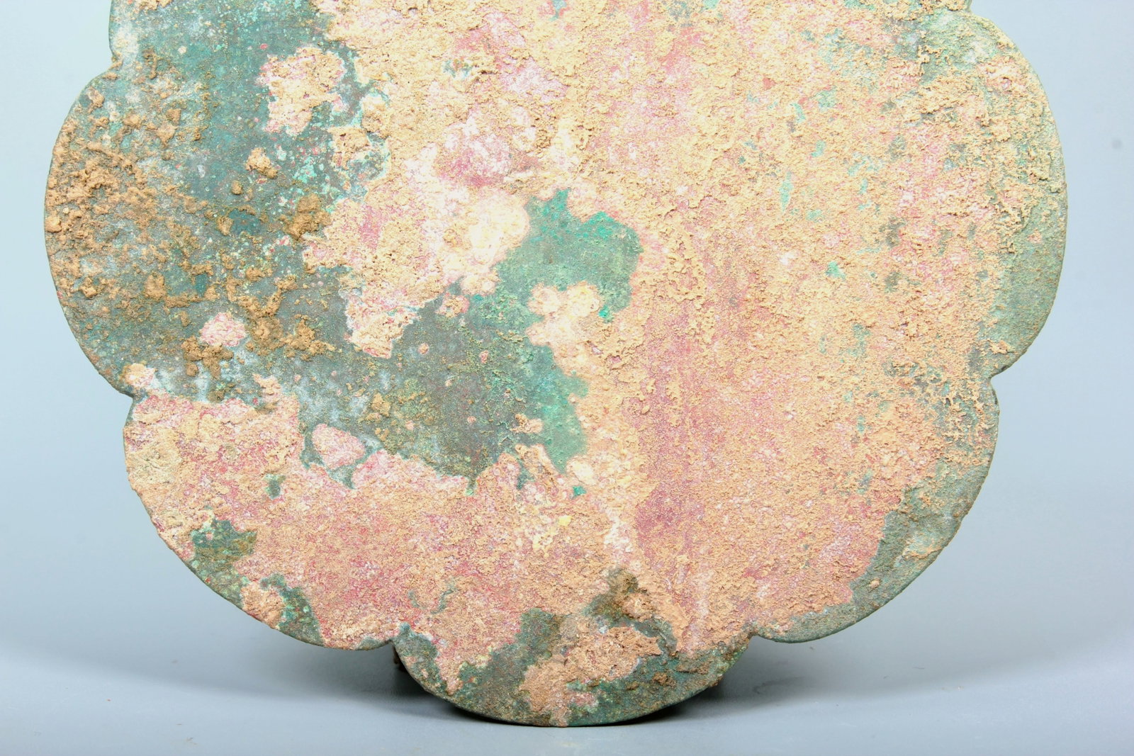 A MING INSCRIBED BRONZE MIRROR - 8