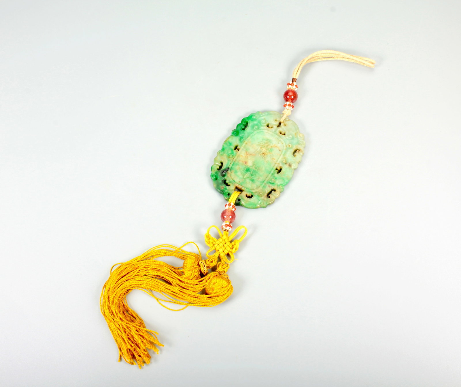 A JADEITE ABSTINENCE PENDANT - 2