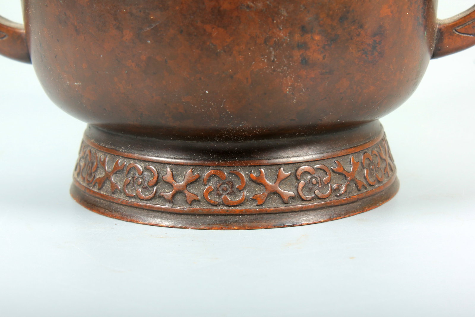 A DRAGON HEAD EAR GUI-STYLE COPPER BURNER - 3