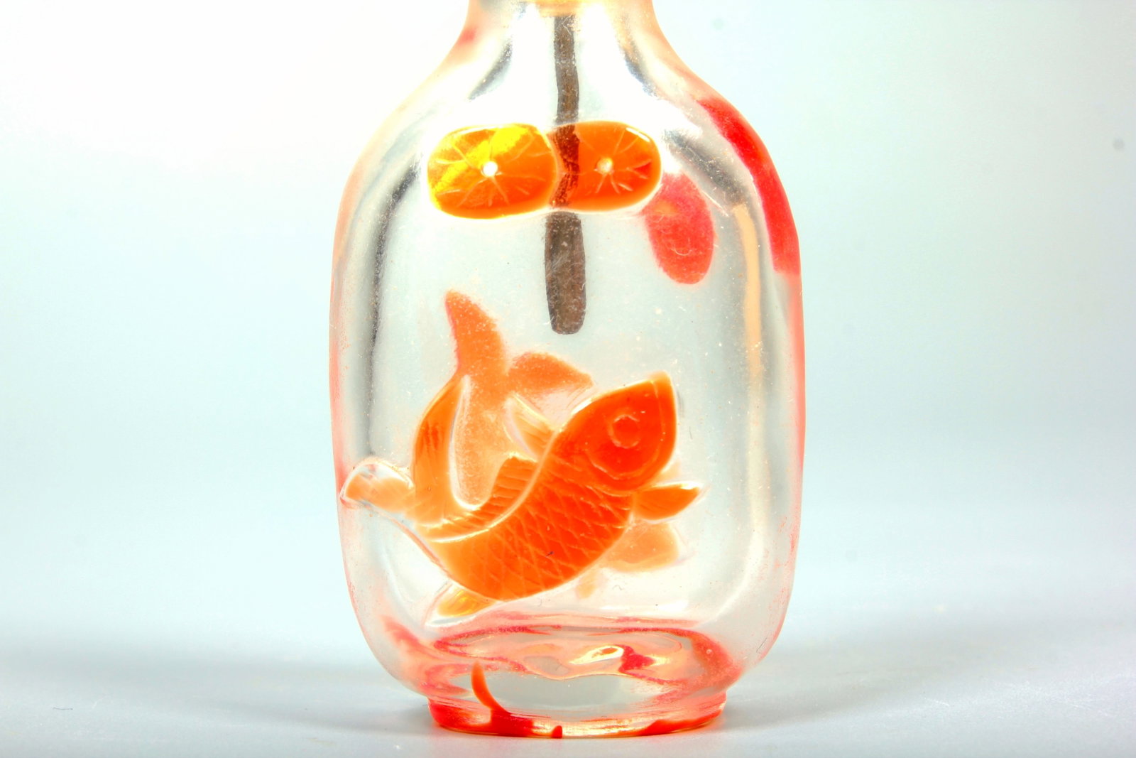 A GLASS SNUFF BOTTLE - 4