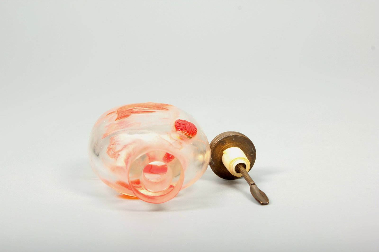A GLASS SNUFF BOTTLE - 5