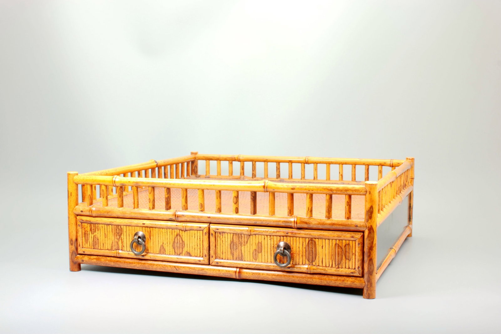 A BAMBOO TEA TABLE - 3