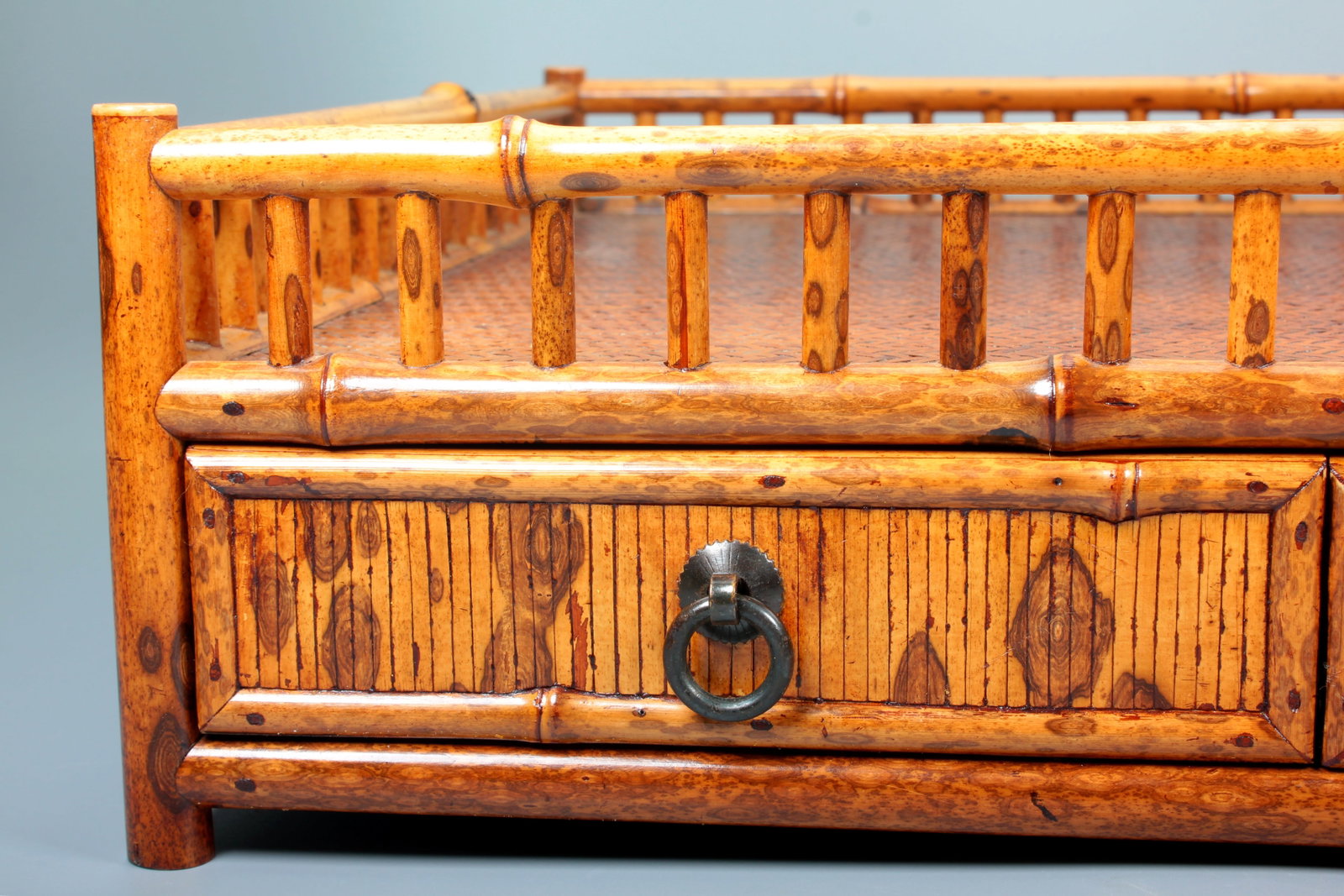A BAMBOO TEA TABLE - 4