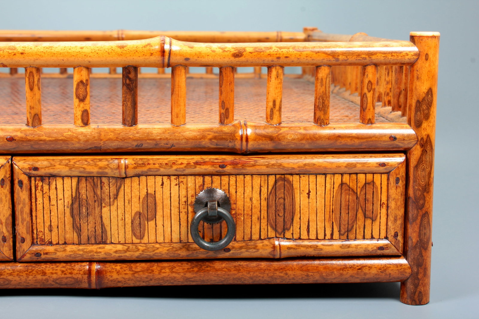 A BAMBOO TEA TABLE - 5