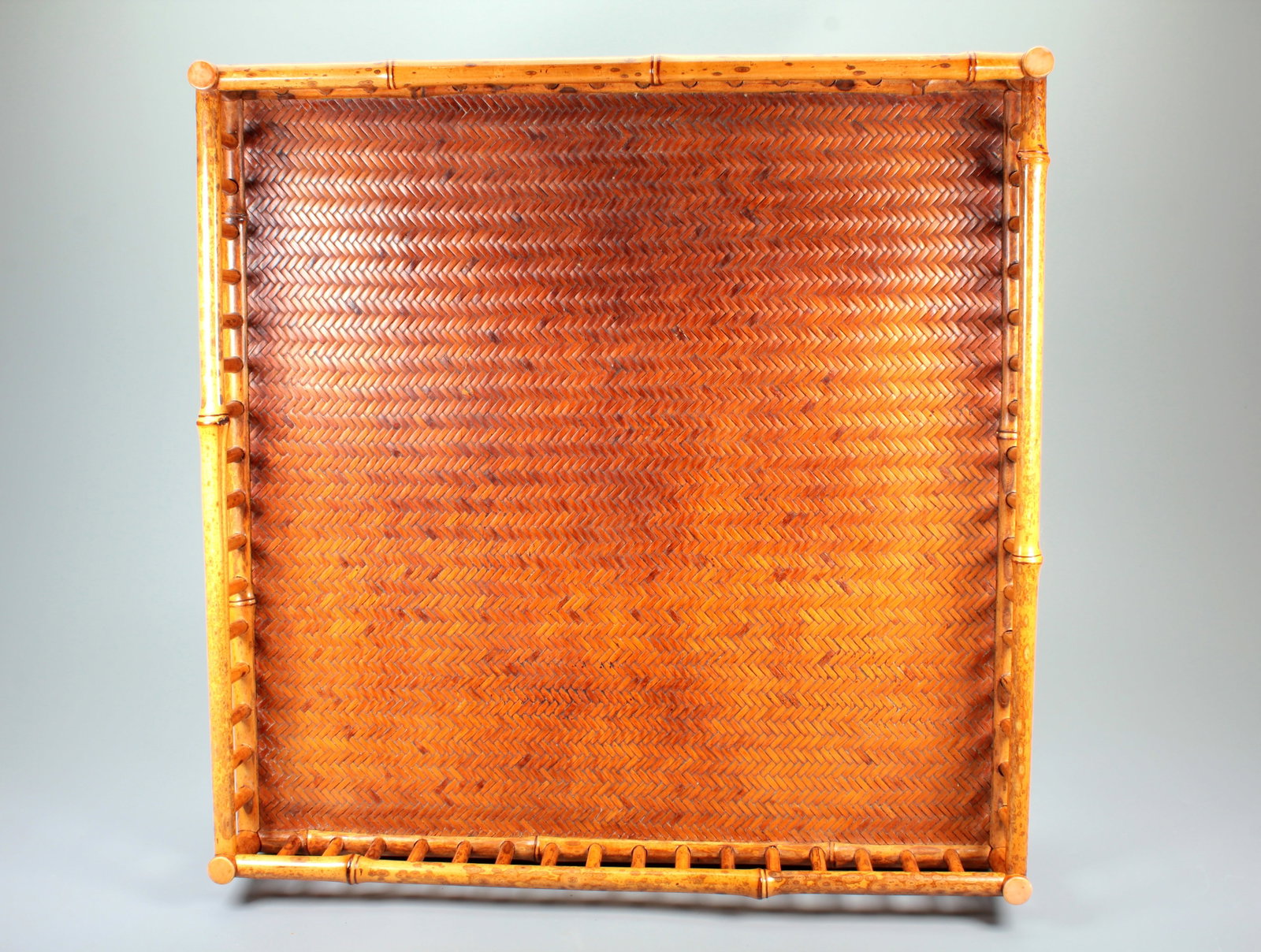 A BAMBOO TEA TABLE - 7