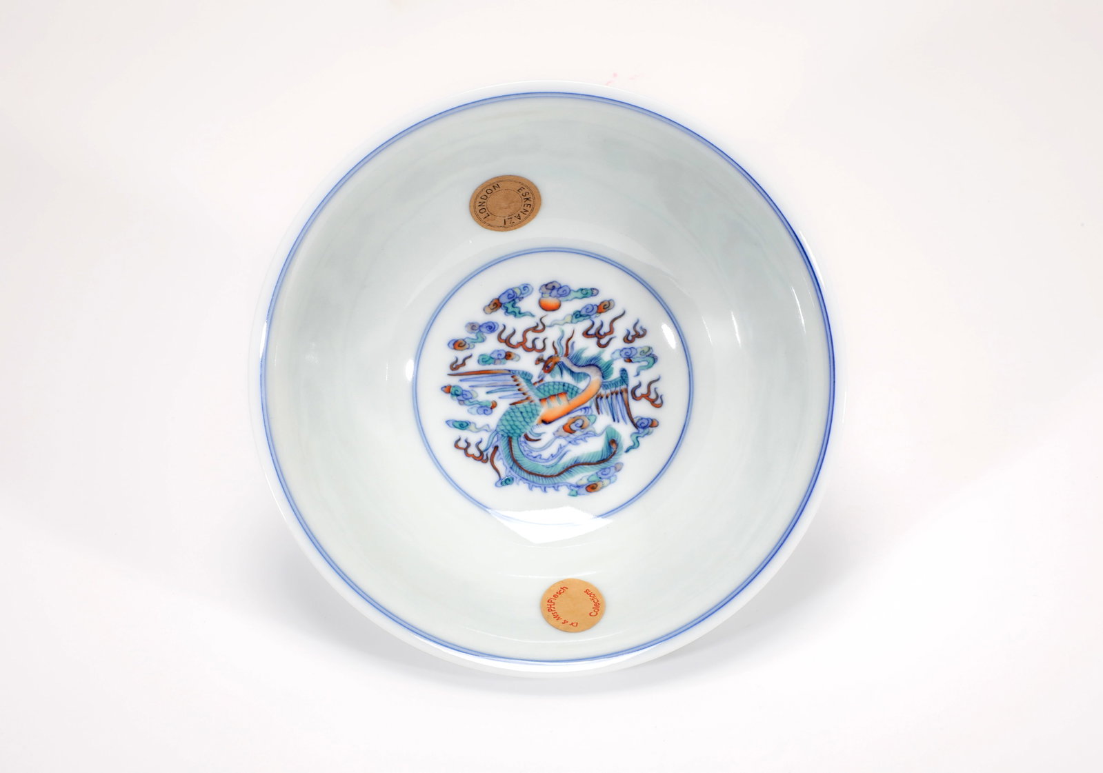A DOUCAI 'PHOENIX' BOWL - 5