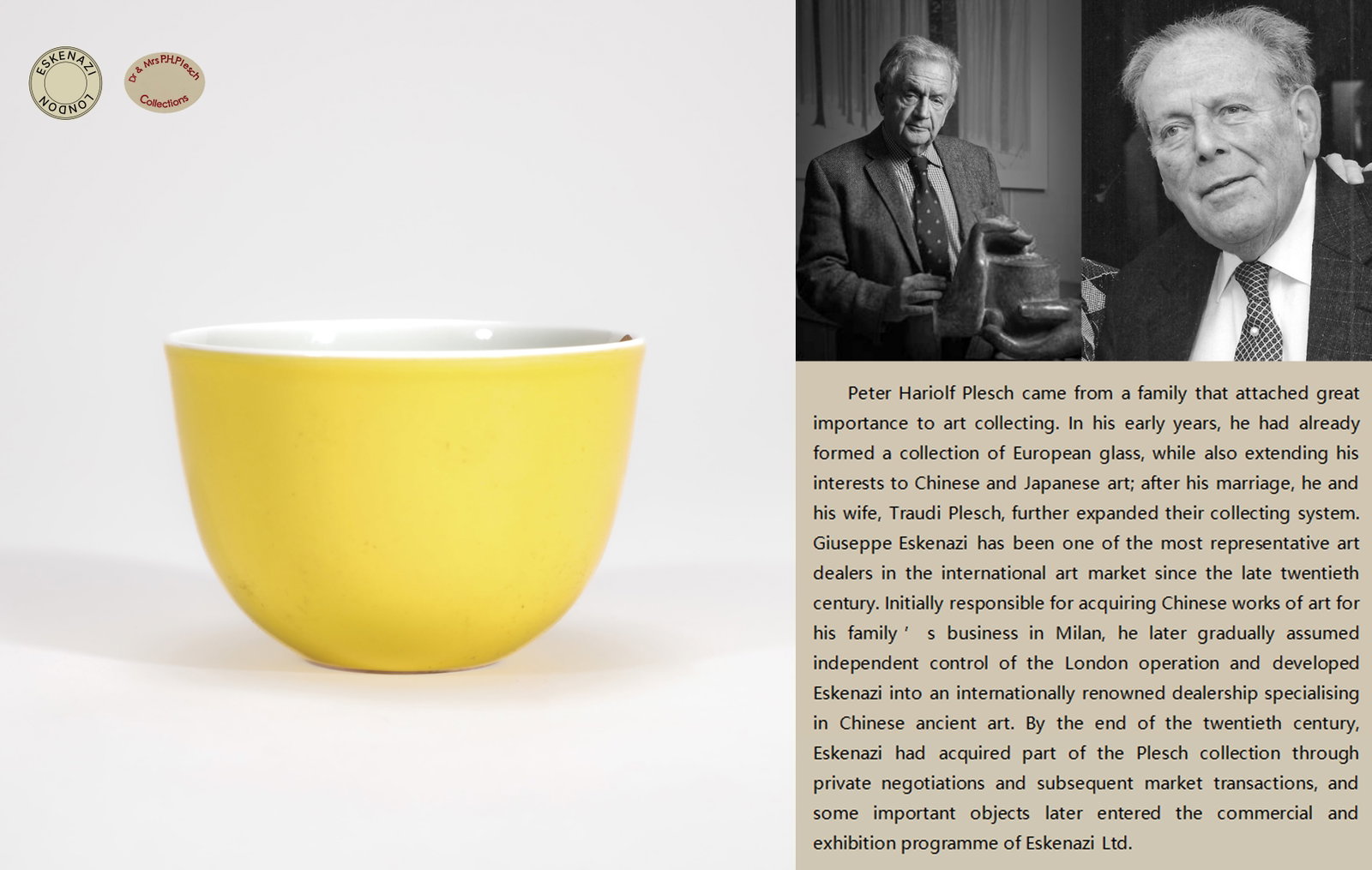 A YELLOW-GLAZED BOWL: A YELLOW-GLAZED BOWL Size:Width:6.5cm,Height:4.5cm