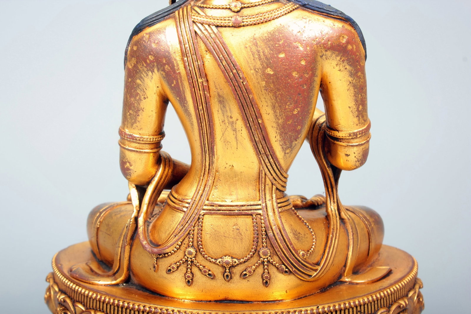 A GILT-BRONZE VAJRASATTVA STATUE - 17