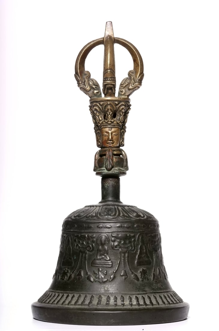 A BRONZE VAJRA AND BELL (1 of 10)