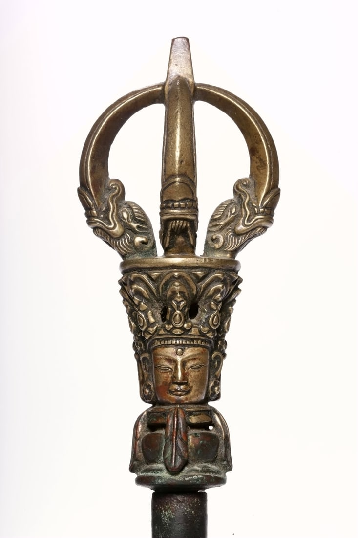 A BRONZE VAJRA AND BELL - 2