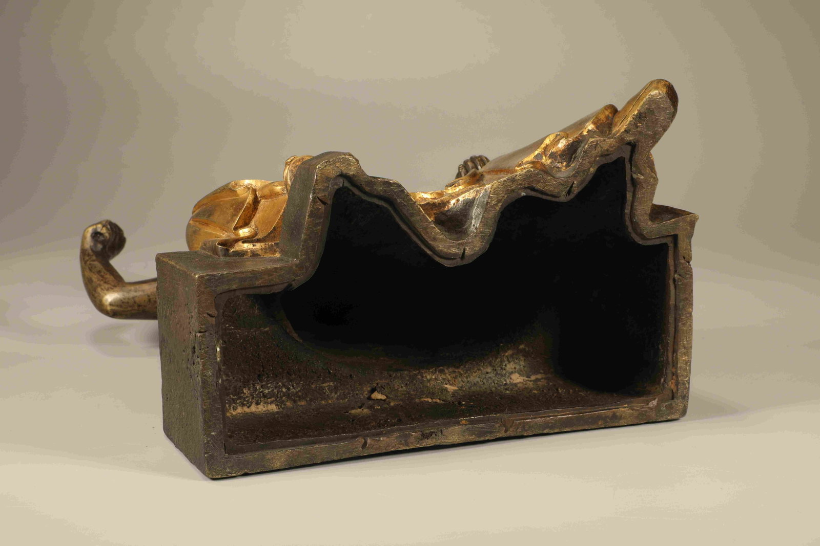 Gilt Bronze Arhat Figure - 6