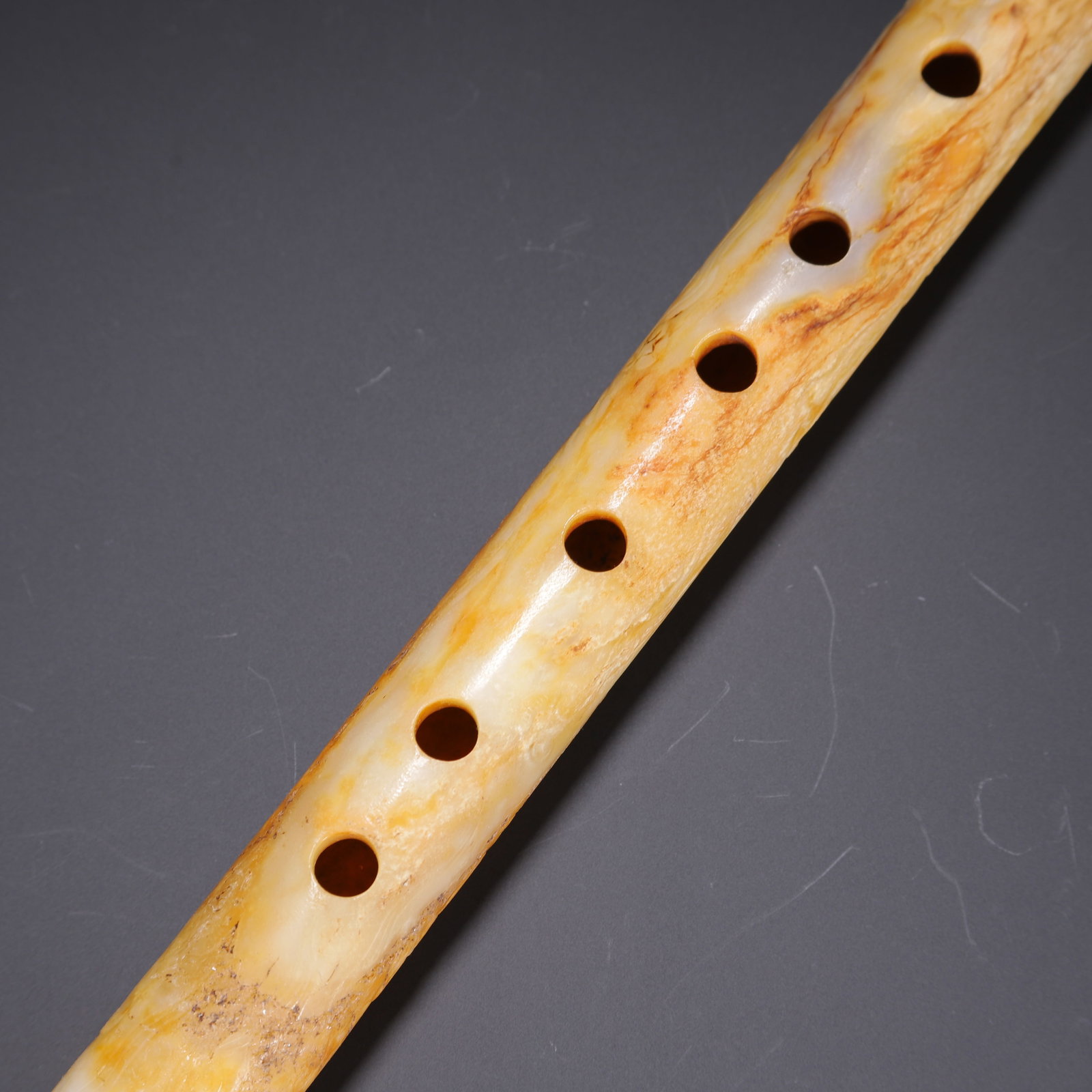 Jade Carved Dragon Pattern Flute - 4