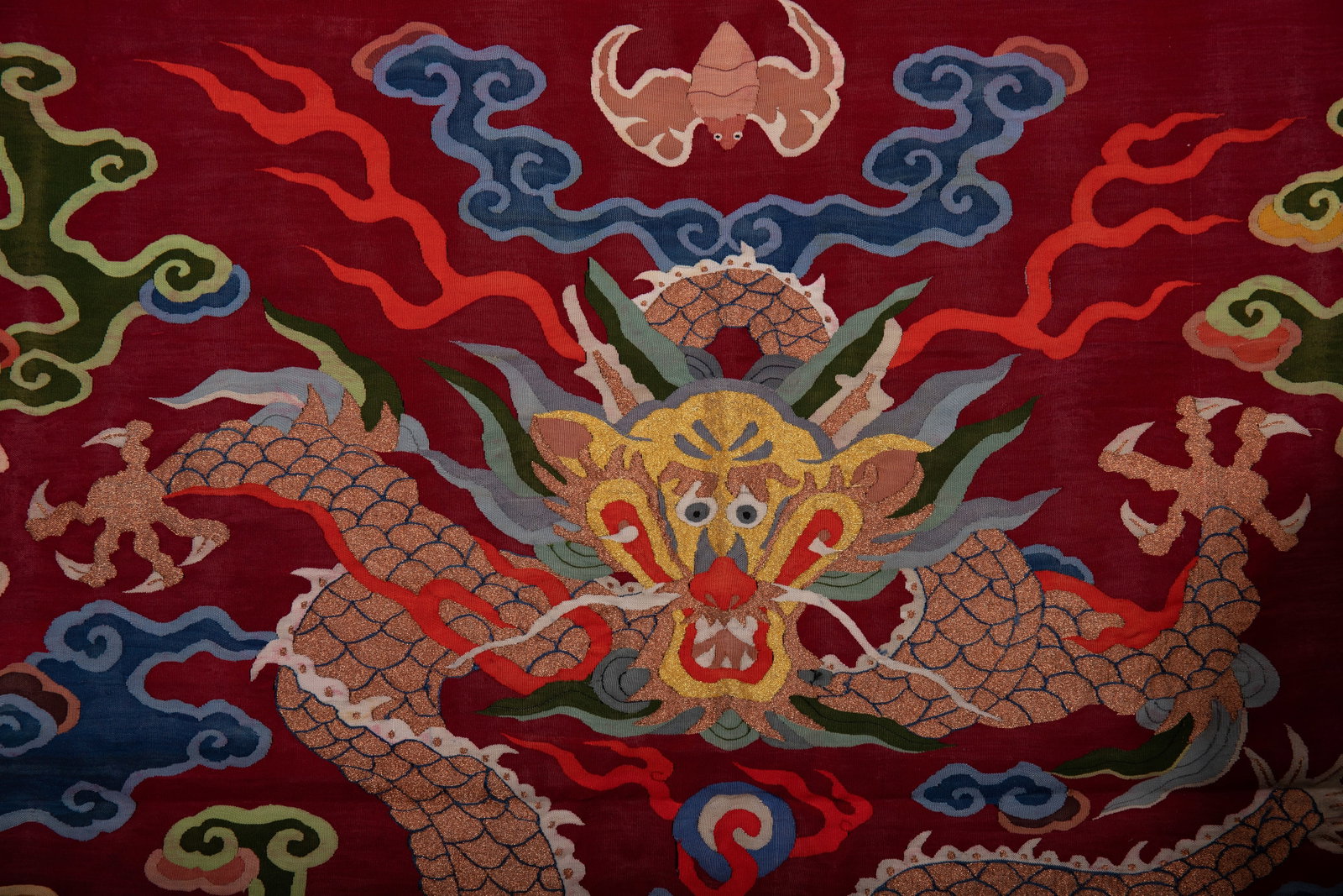 Silk Embroidery Dragon Pattern Kesi - 5