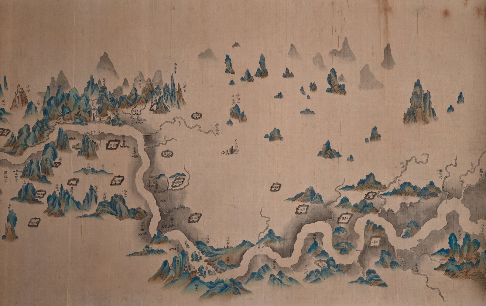 Chinese Drawing Landscape Hand Scroll - 3
