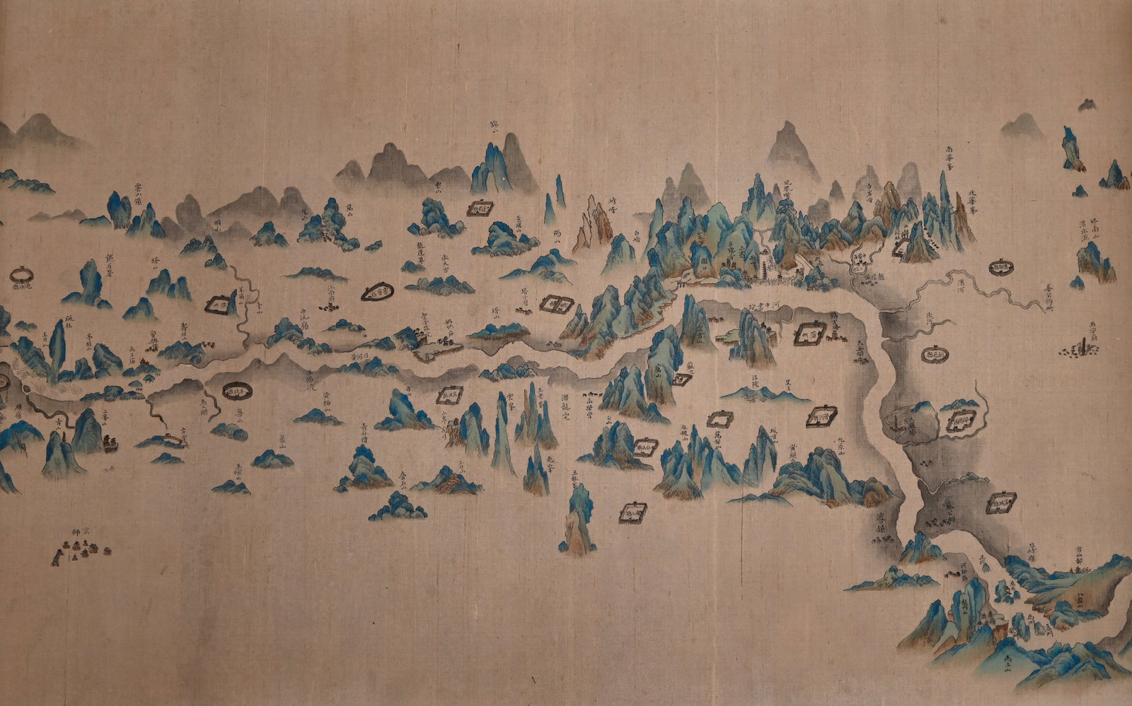 Chinese Drawing Landscape Hand Scroll - 4