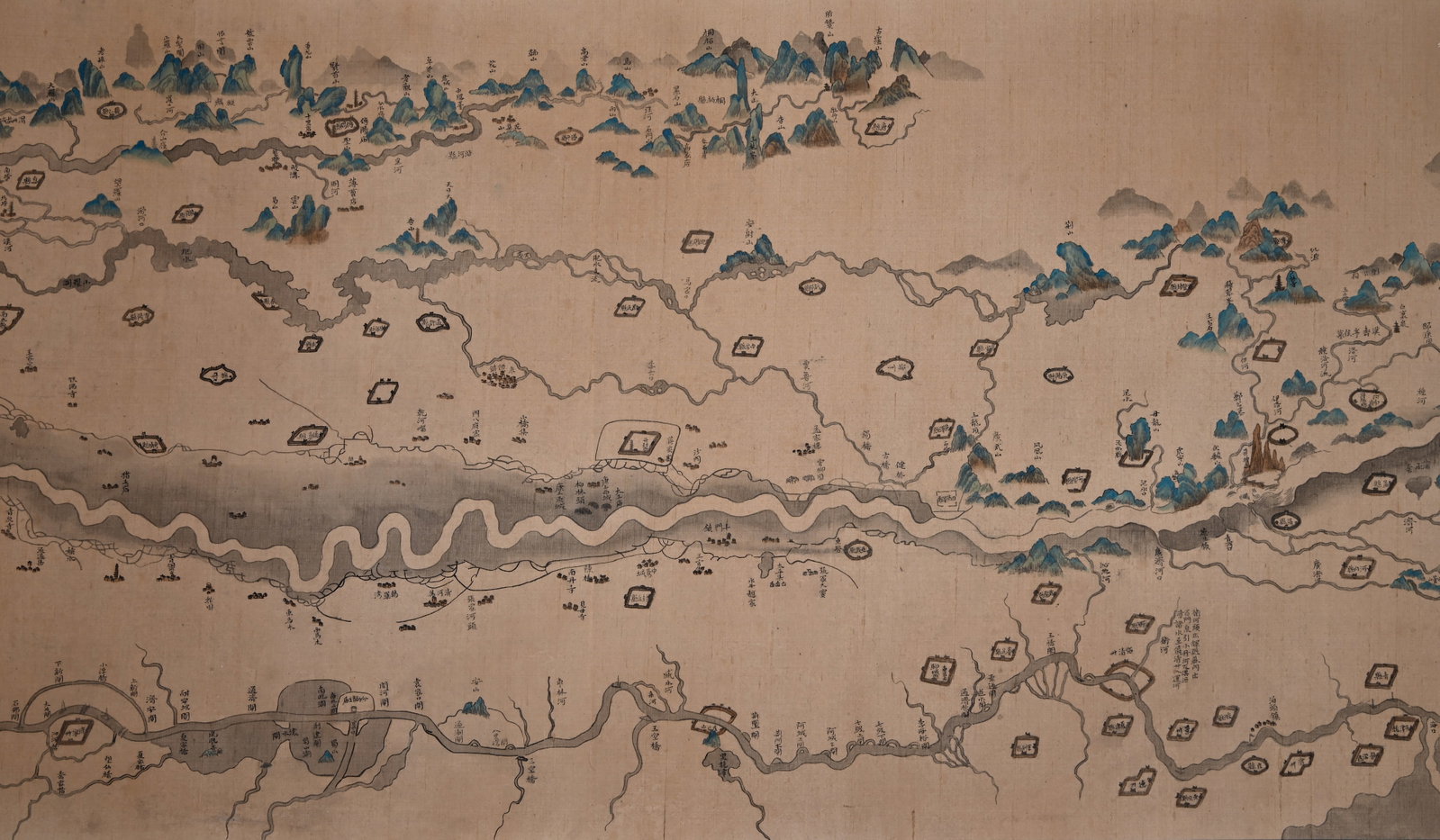 Chinese Drawing Landscape Hand Scroll - 6
