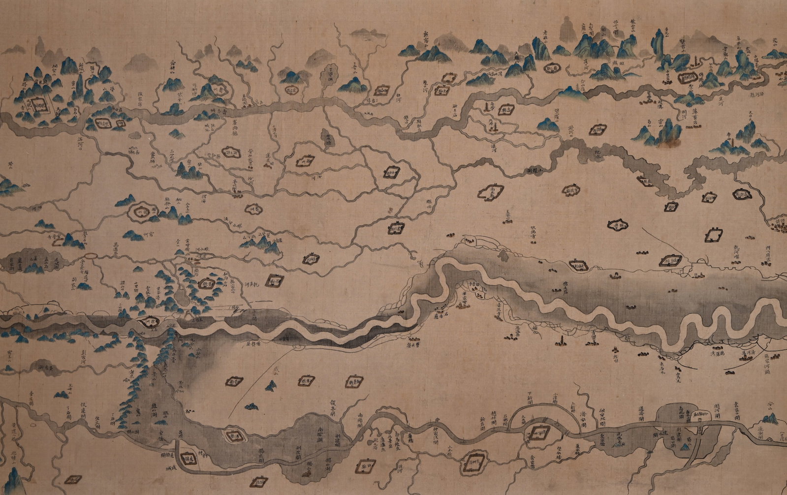 Chinese Drawing Landscape Hand Scroll - 7