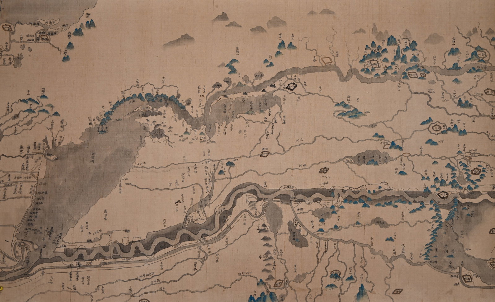 Chinese Drawing Landscape Hand Scroll - 8
