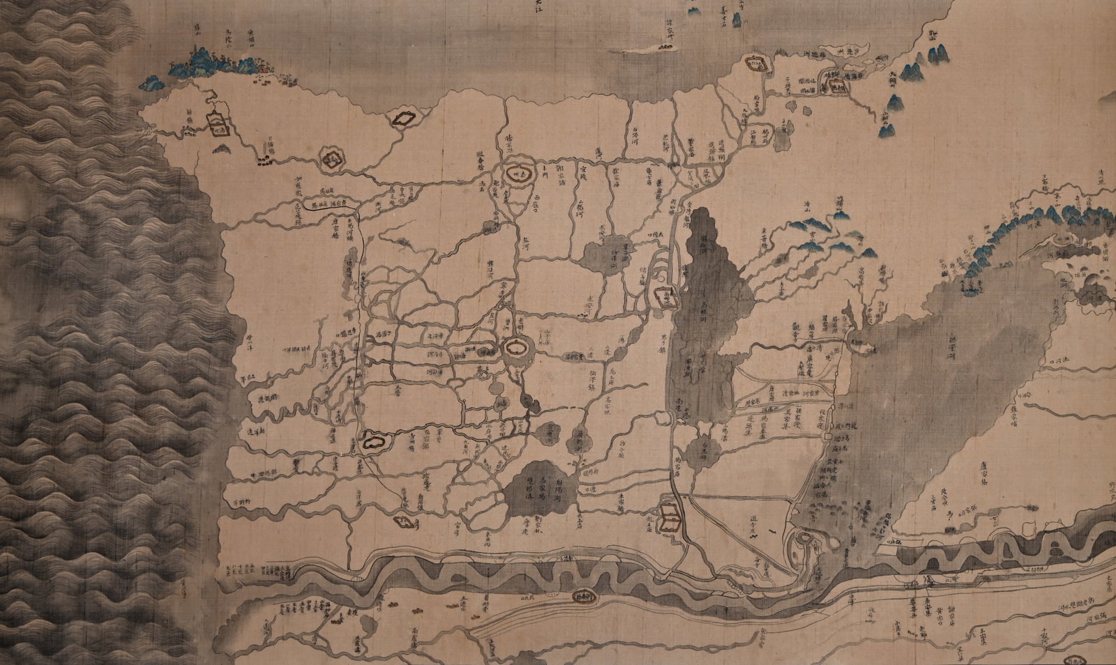 Chinese Drawing Landscape Hand Scroll - 9