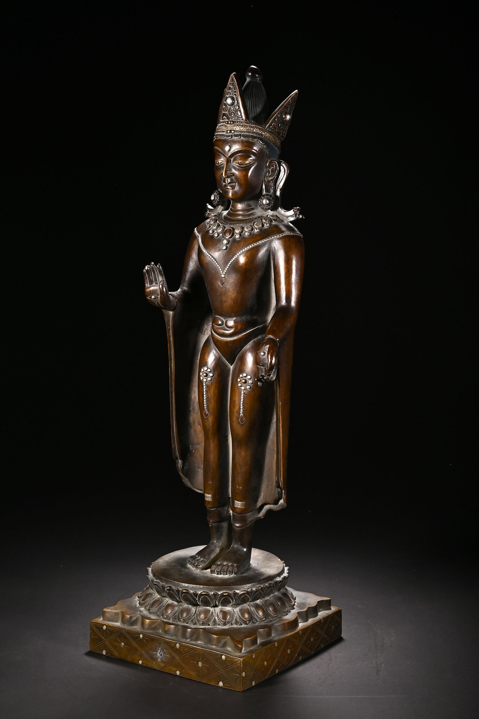 Bronze GuanYin Figure - 5