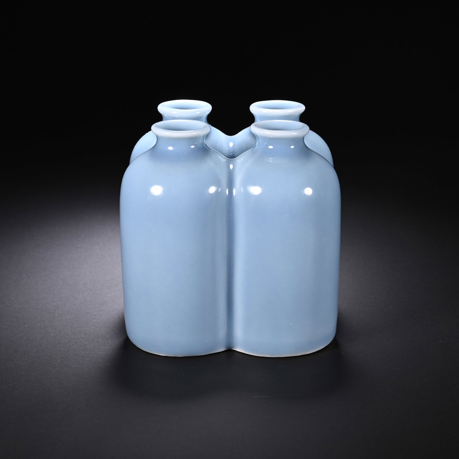 Light Grey Glazed Porcelain Vase - 2
