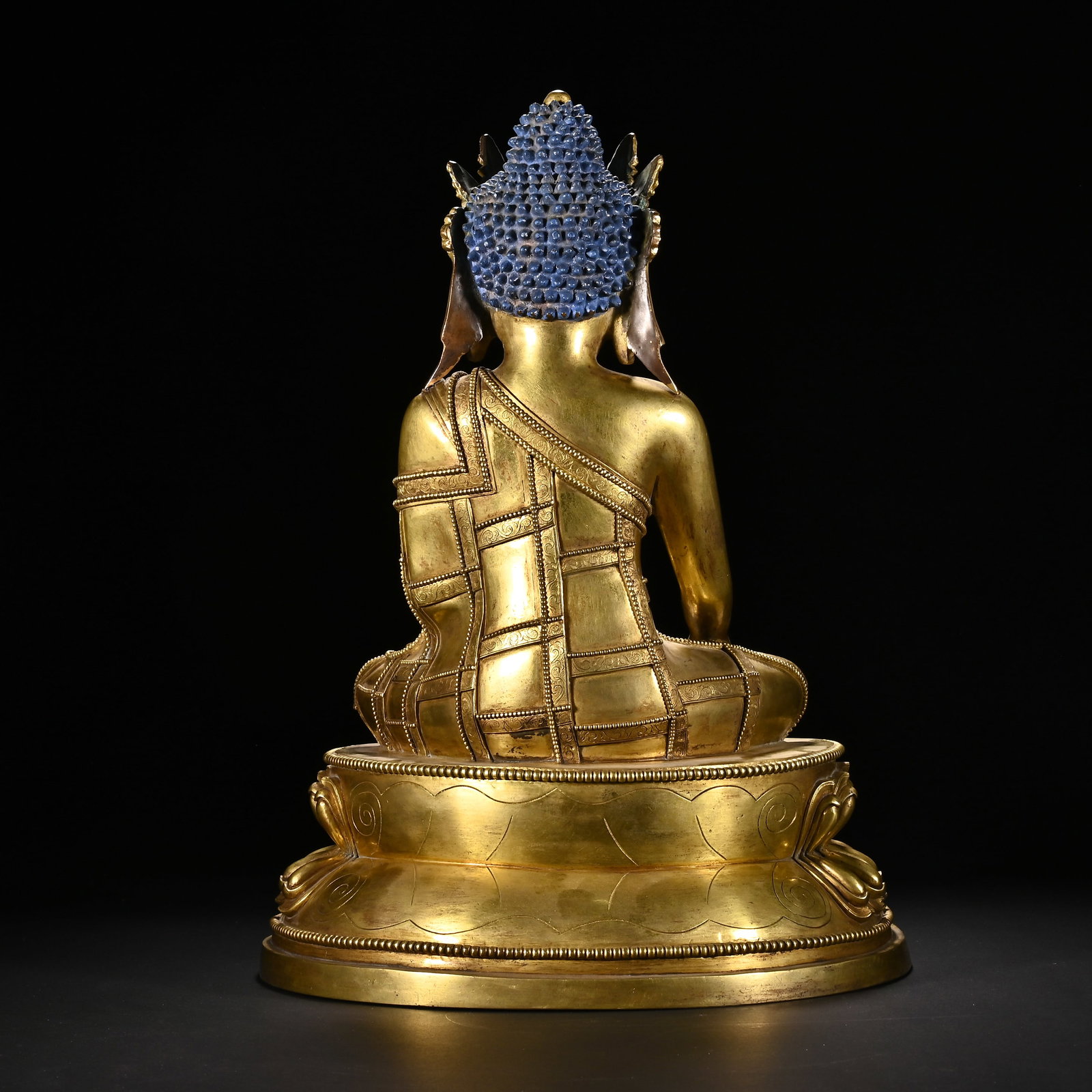 Gilt Bronze Buddha Figure - 7