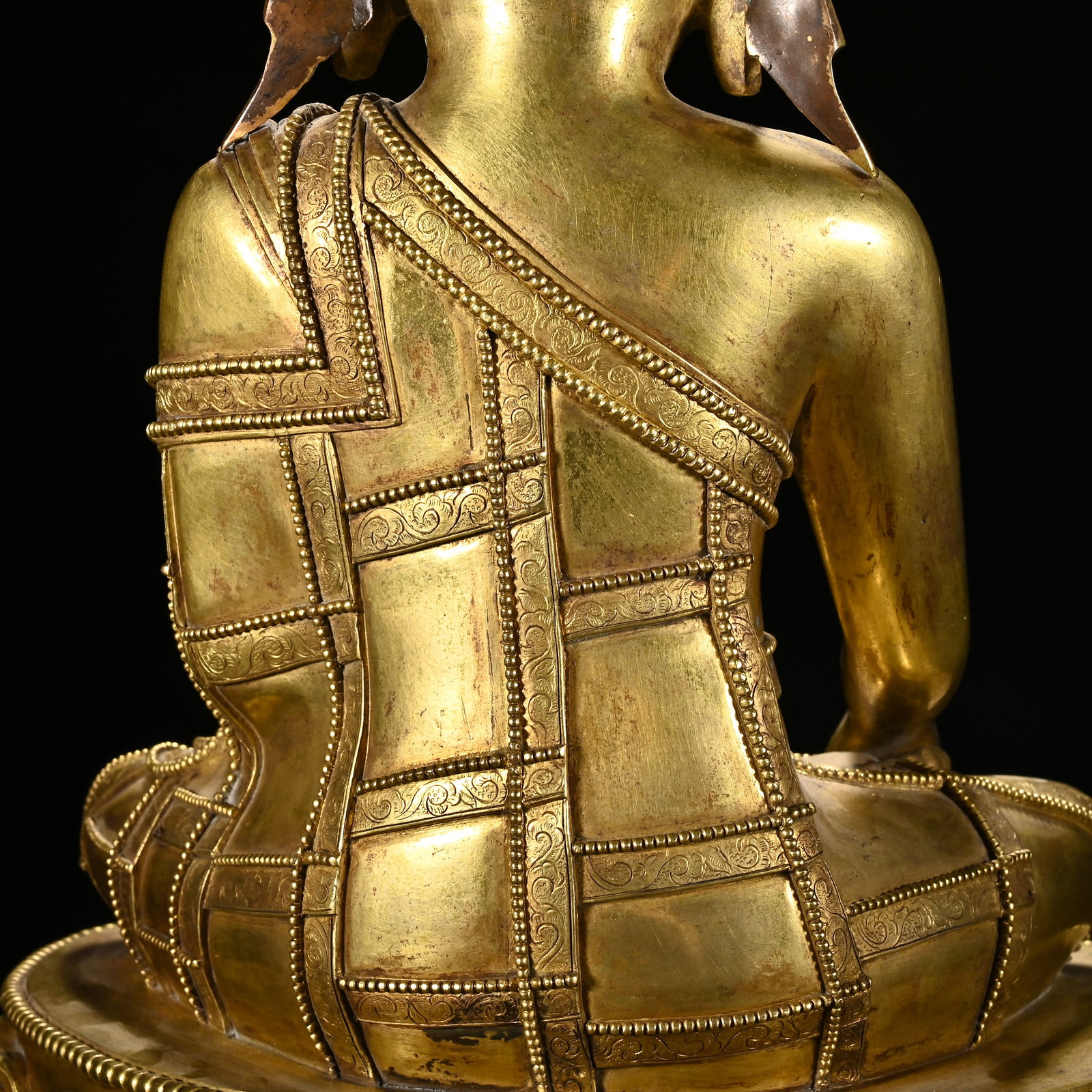 Gilt Bronze Buddha Figure - 8