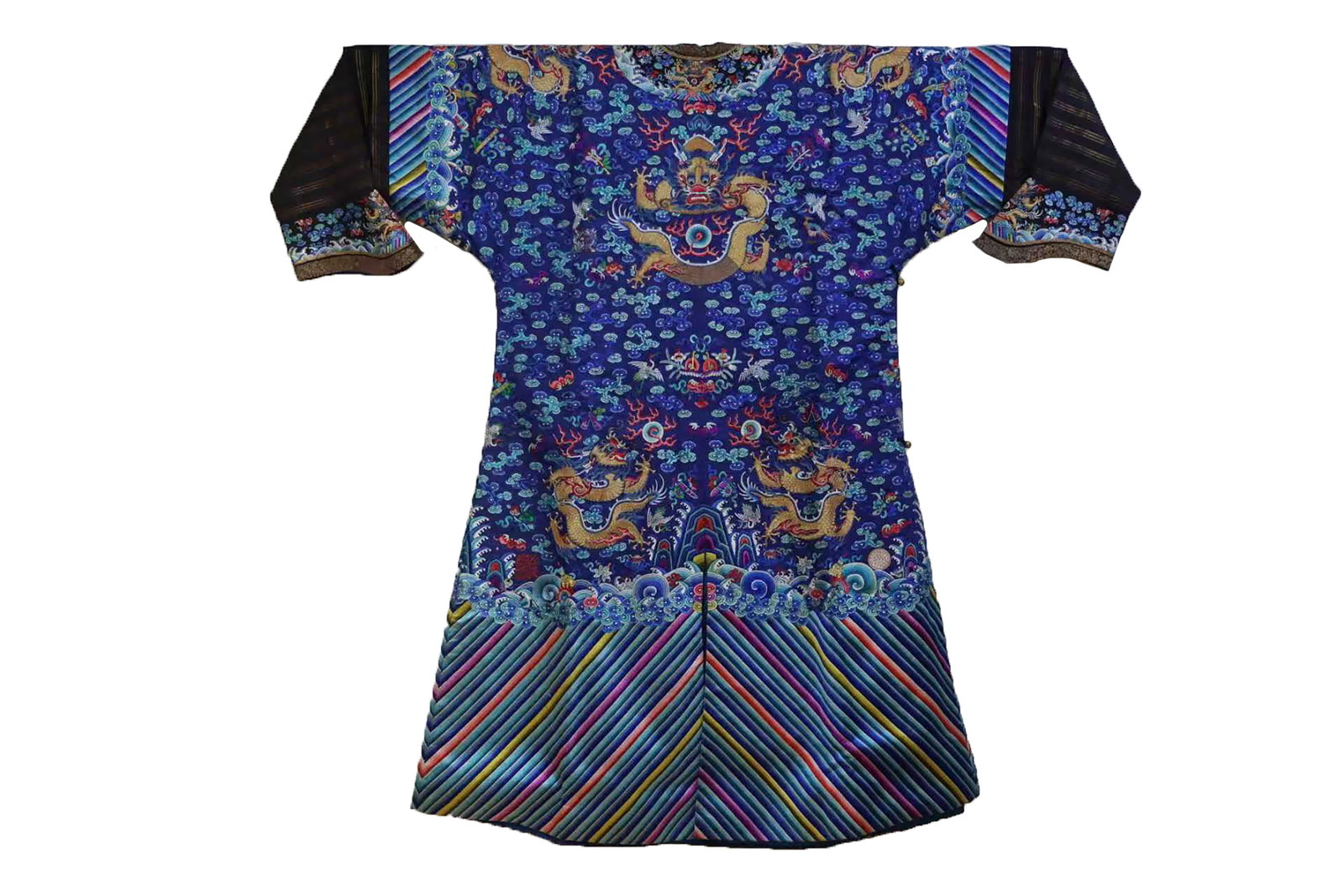 Silk Embroidery Cloud and Dragon Pattern Dragon Robe - 2