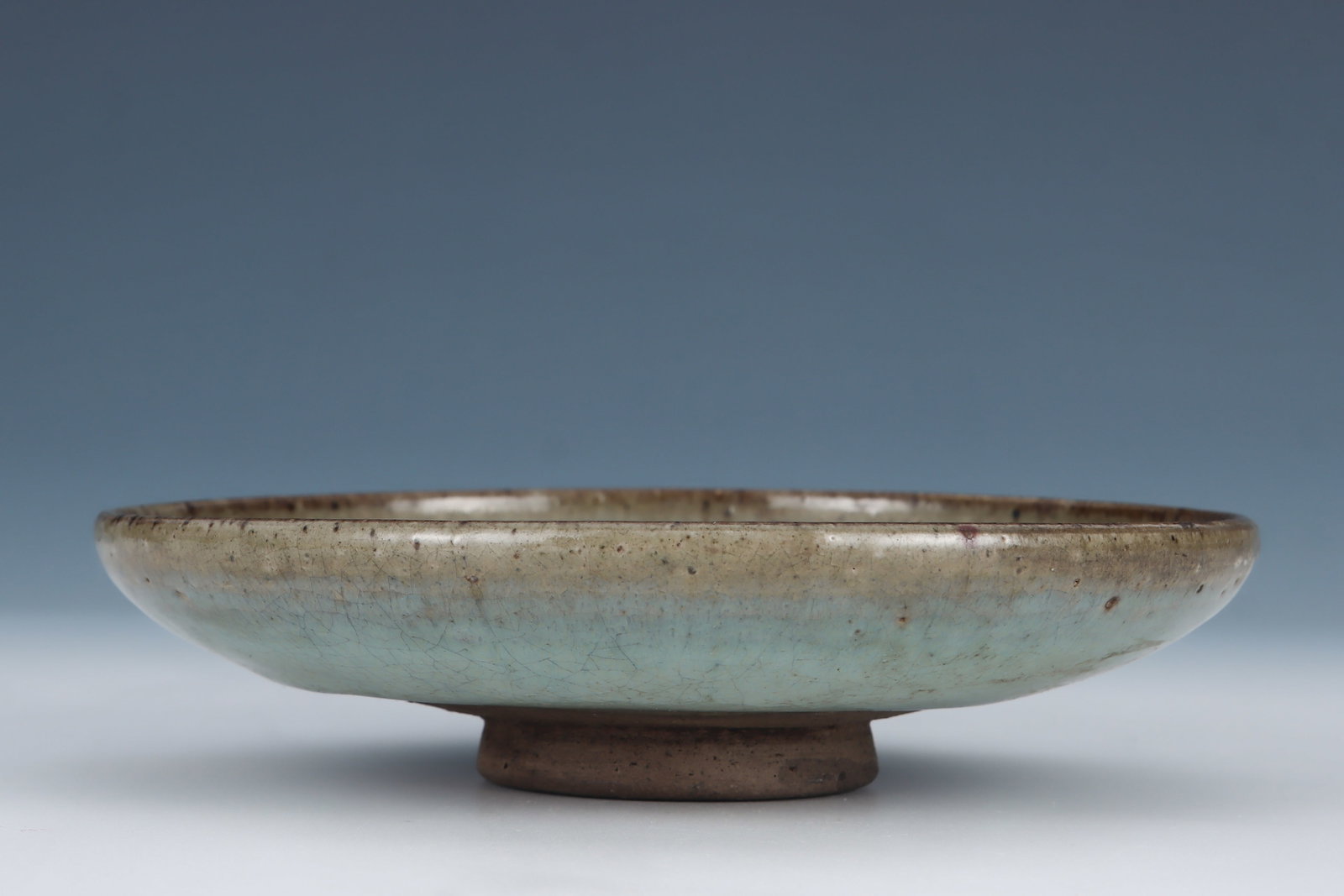 Jun Ware Porcelain Plate - 4