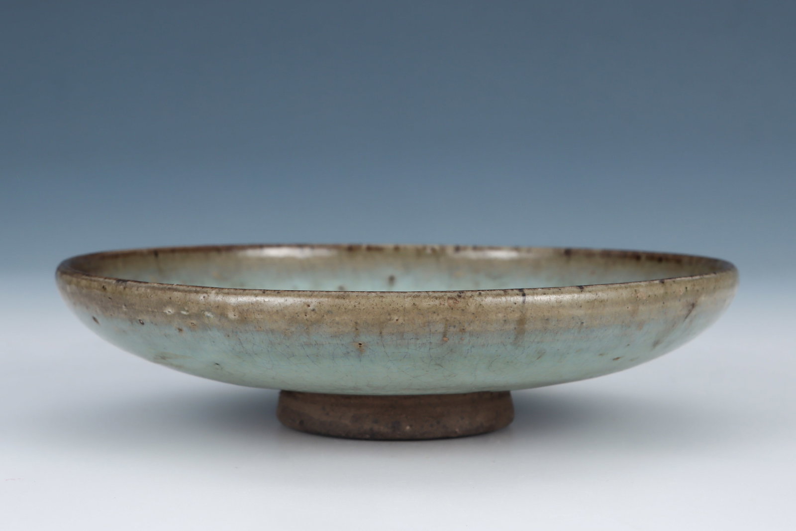 Jun Ware Porcelain Plate - 7
