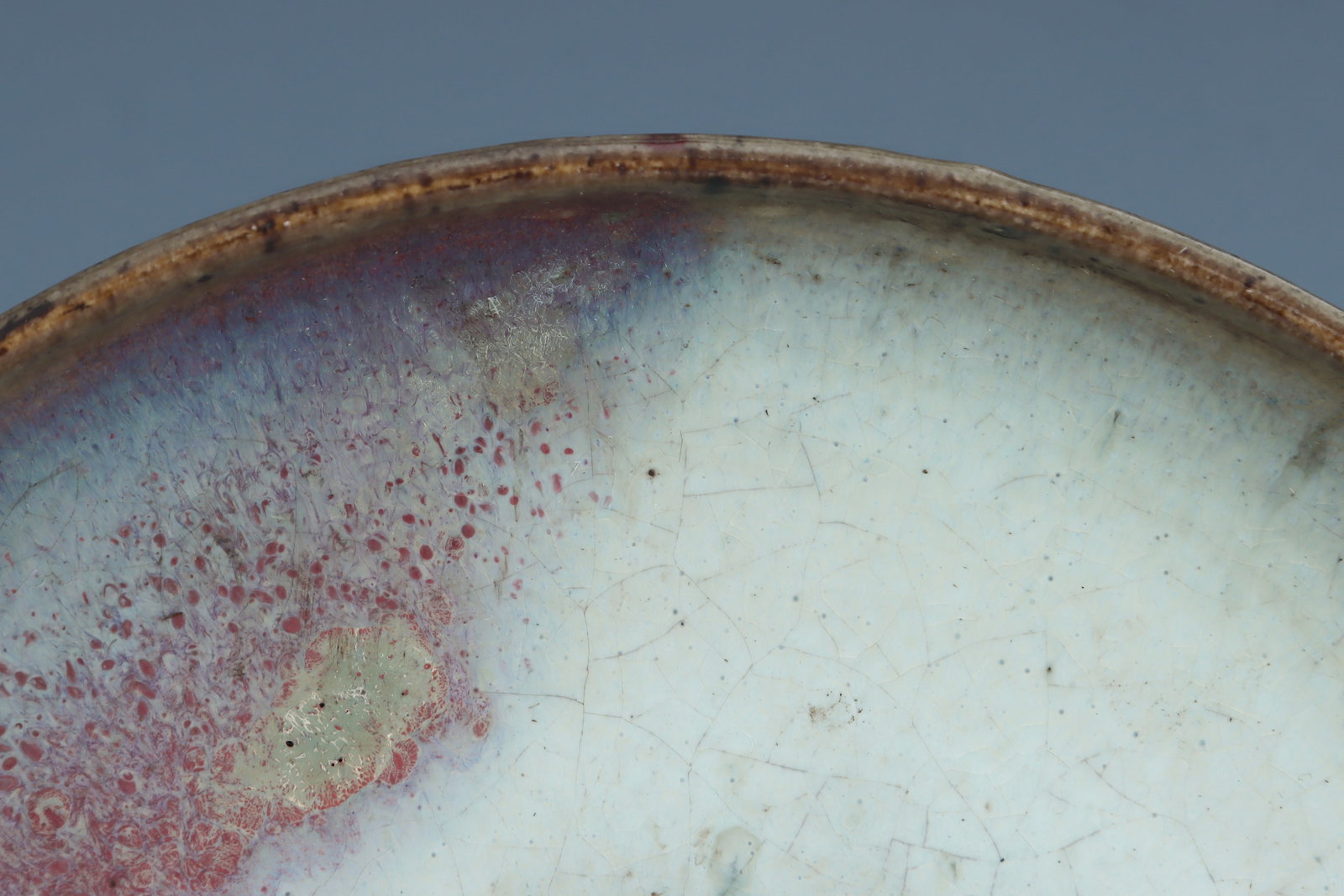 Jun Ware Porcelain Plate - 8
