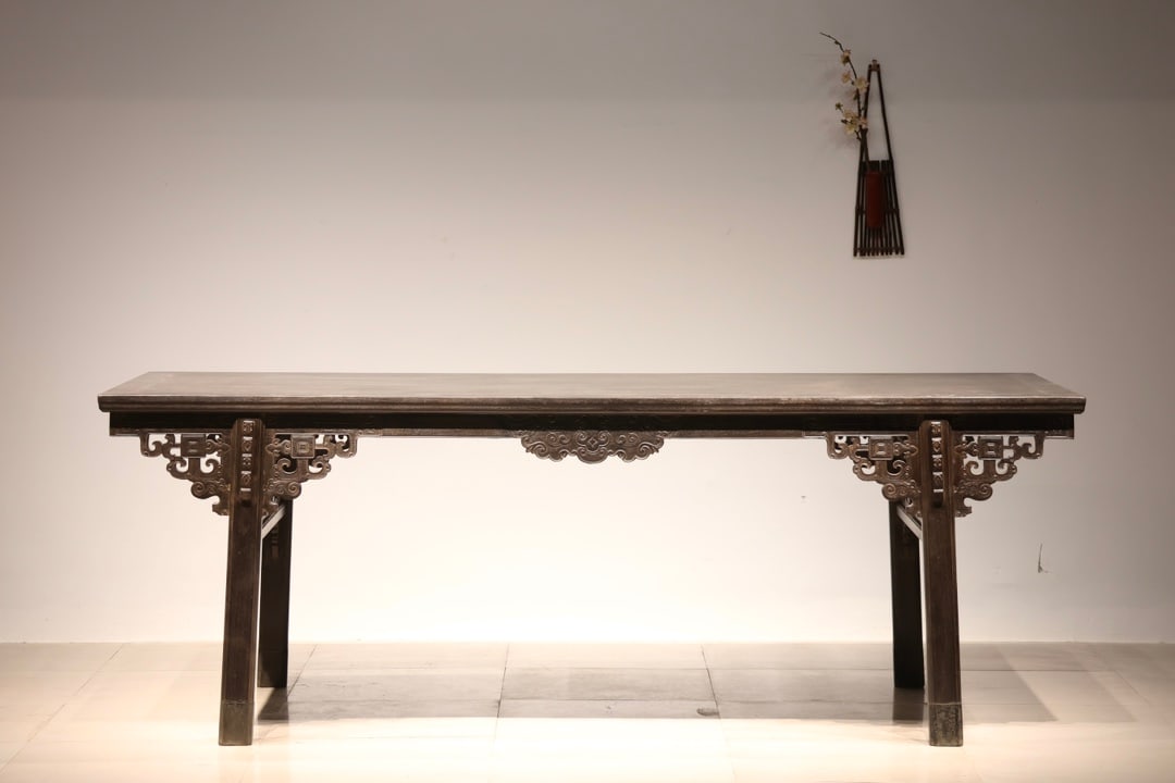 Red Sandalwood Carved Dragon Pattern Table (1 of 9)