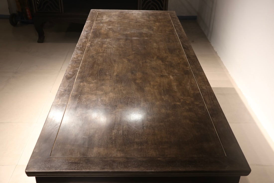 Red Sandalwood Carved Dragon Pattern Table - 6