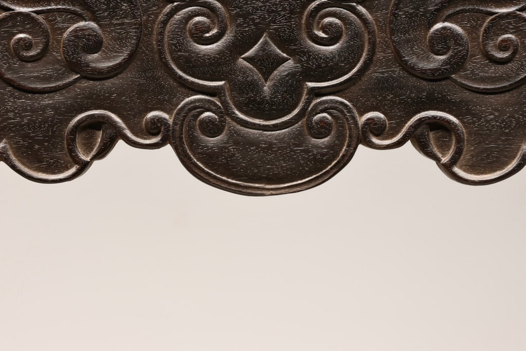 Red Sandalwood Carved Dragon Pattern Table - 7