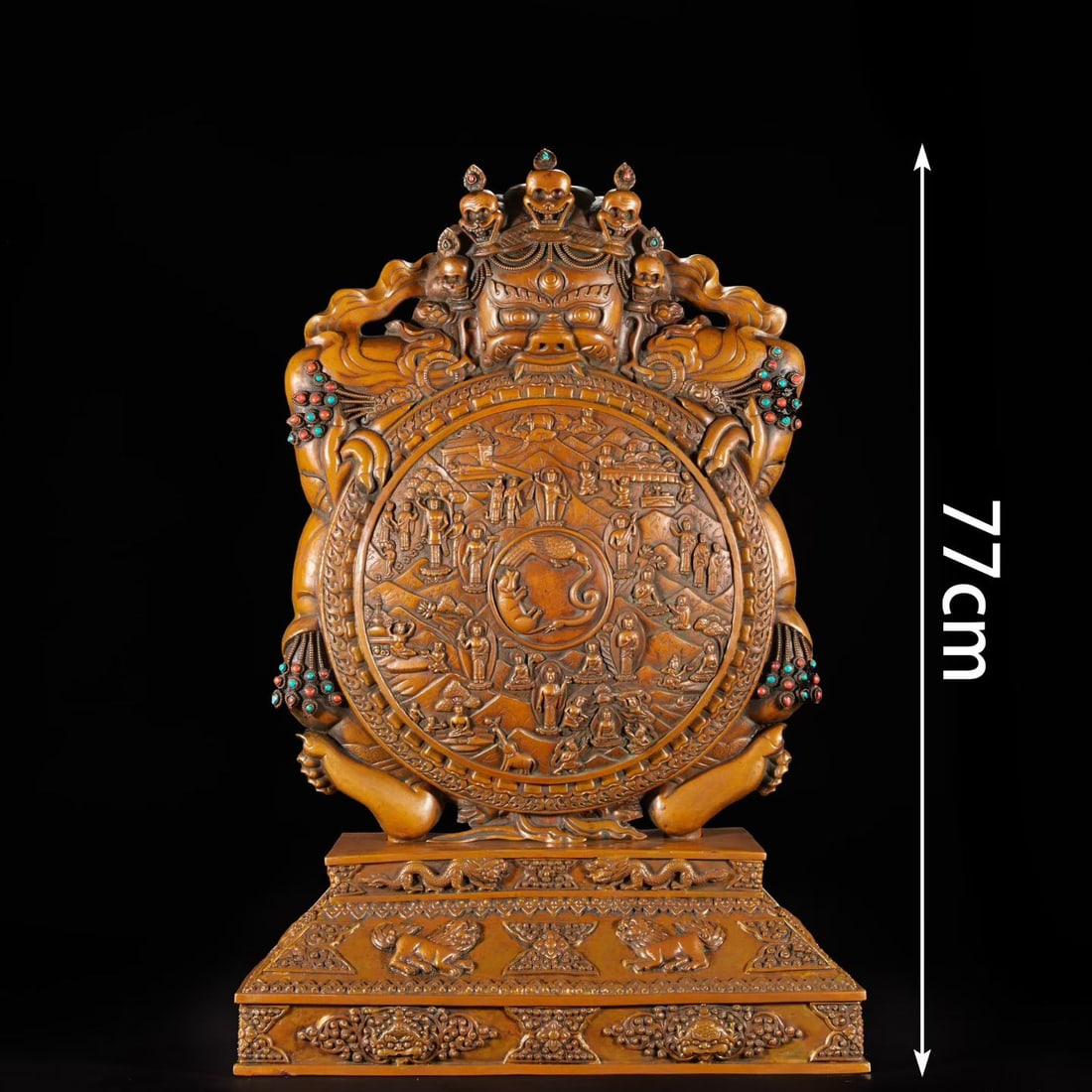 Bronze Buddha Figure: Bronze Buddha Figure ?77 x 50cm?