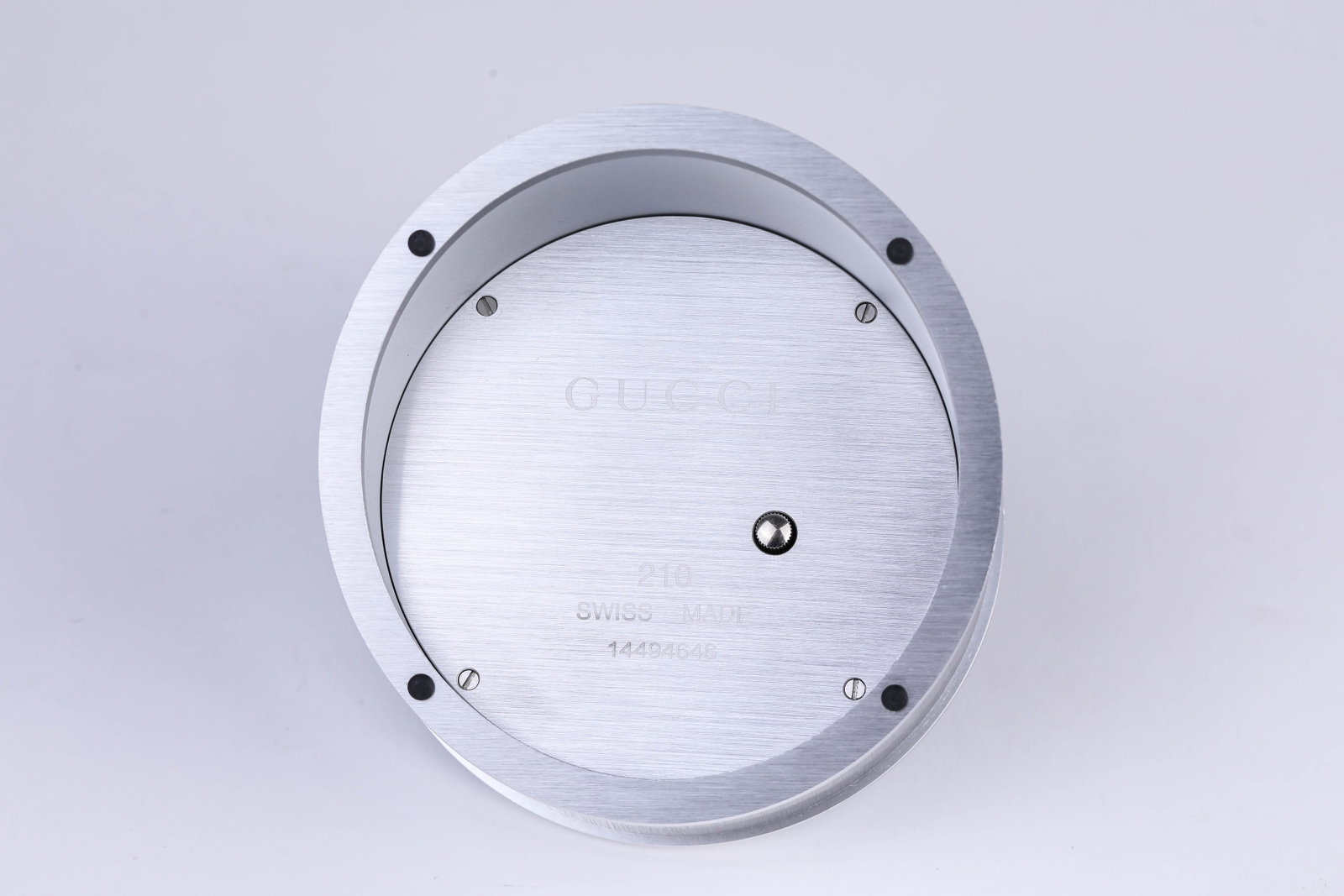 A GUCCI MANTEL CLOCK - 6