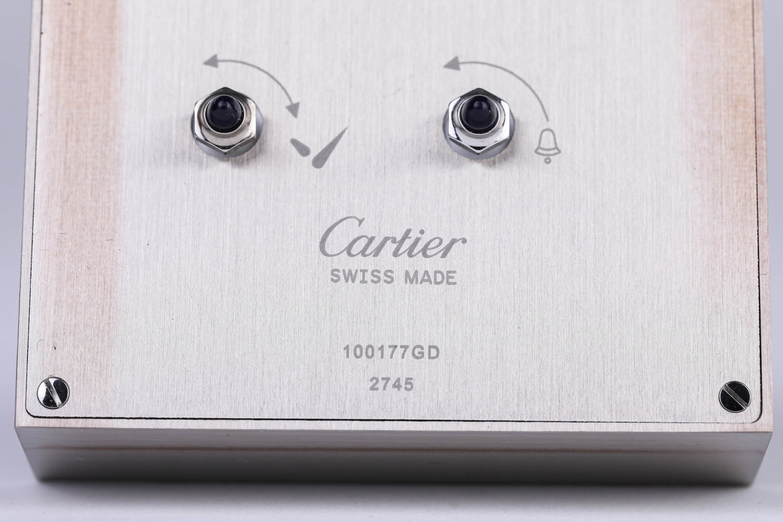 A CARTIER MANTEL CLOCK - 6