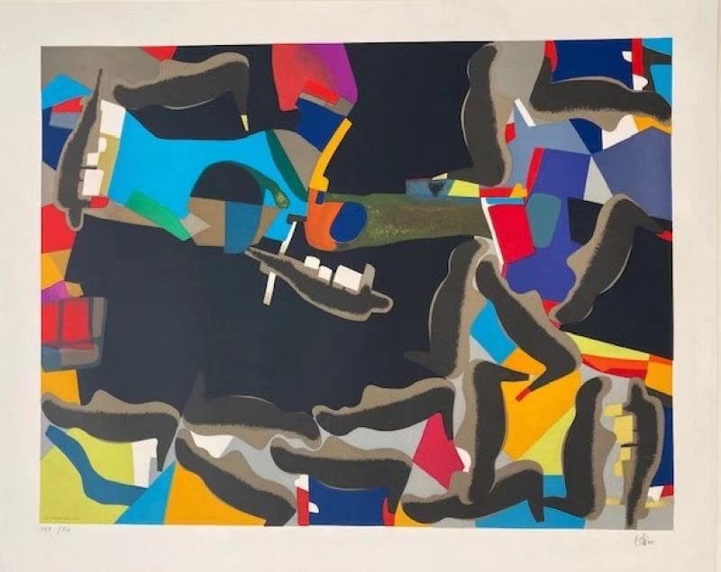 MAURICE ESTEVE (1904-2001) 1969 LITHOGRAPHY: MAURICE ESTEVE (1904-2001) 1969LITHOGRAPHYImage dimensions 56*73cmSheet dimensions 68*83cmEdition number:137/150Signed by the artist