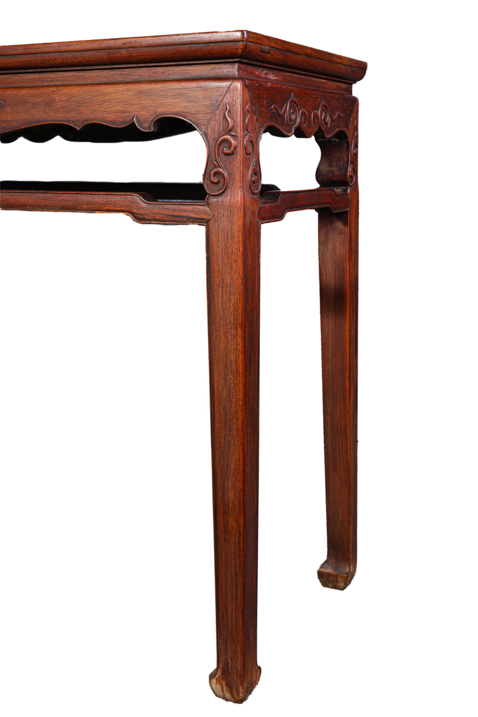 A WOOD LONG TABLE - 6