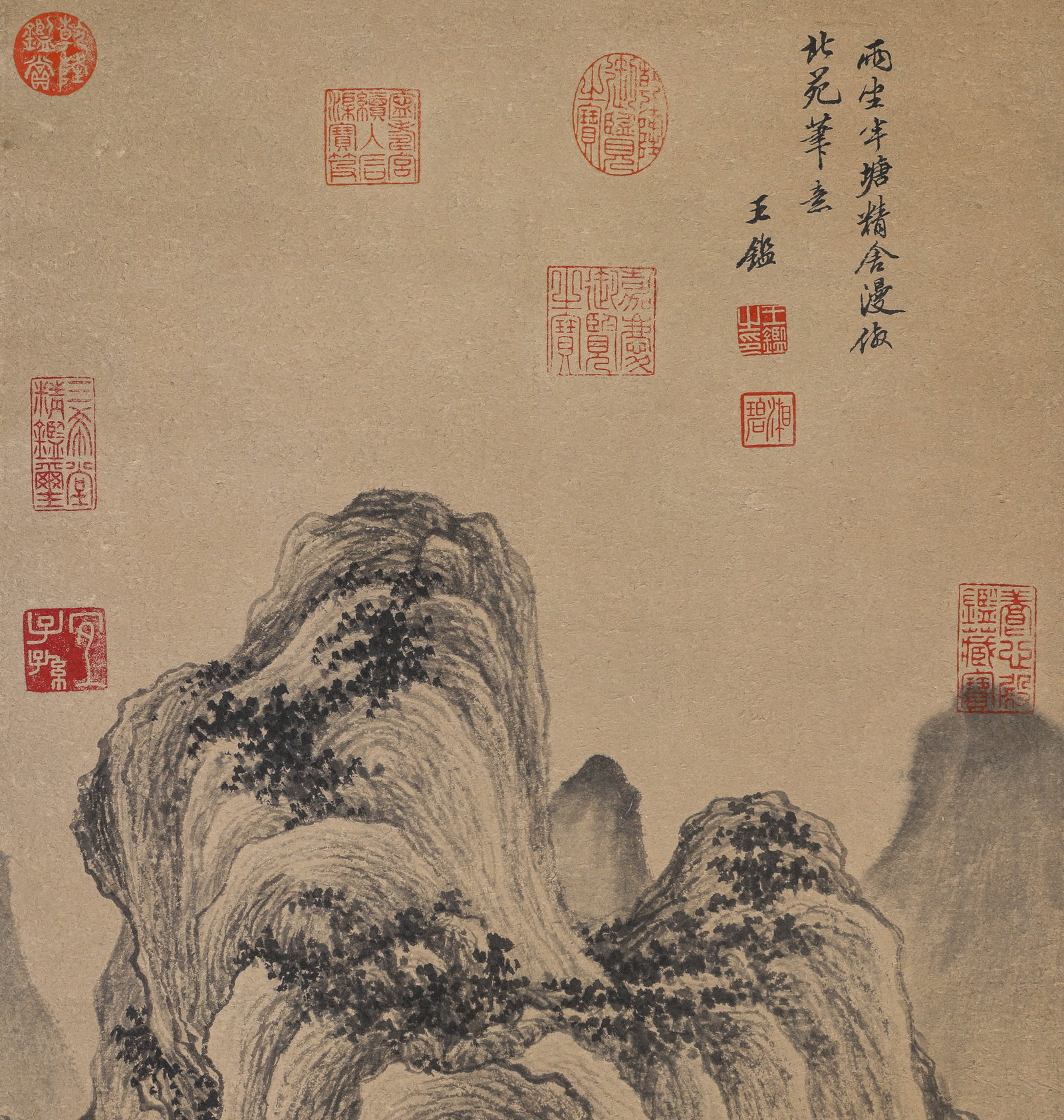 WANG JIAN (1598-1677), ATTRIBUTED TO, LANDSCAPE - 3