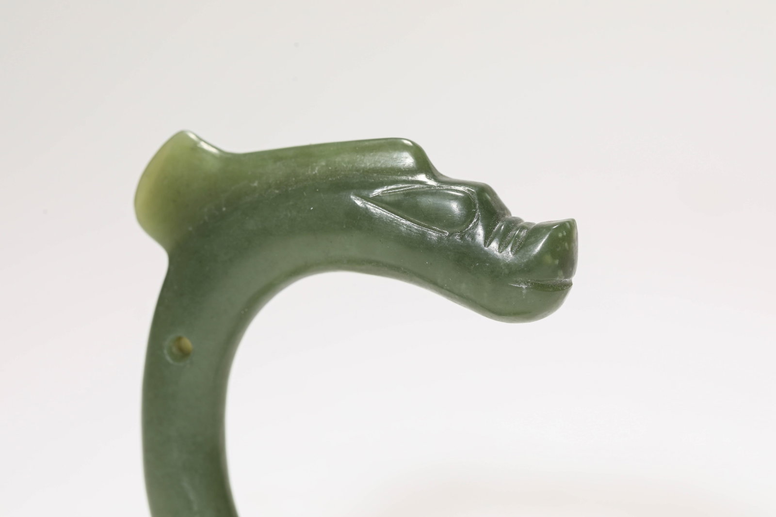 A 'C'-FORM JADE DRAGON - 2