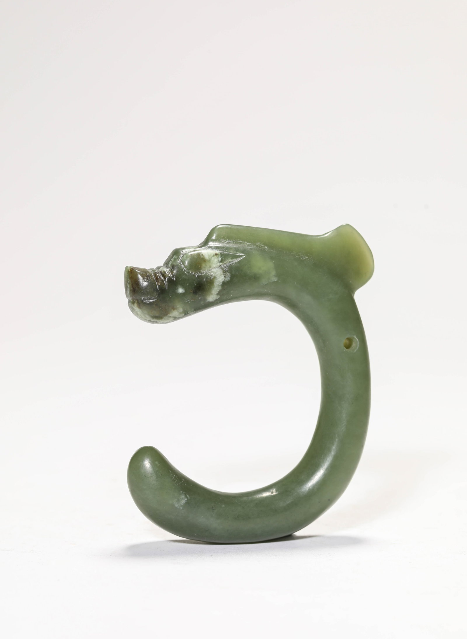 A 'C'-FORM JADE DRAGON - 3