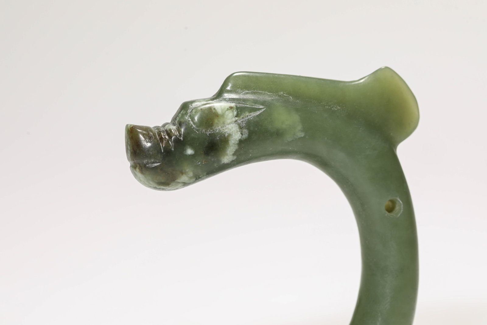 A 'C'-FORM JADE DRAGON - 4