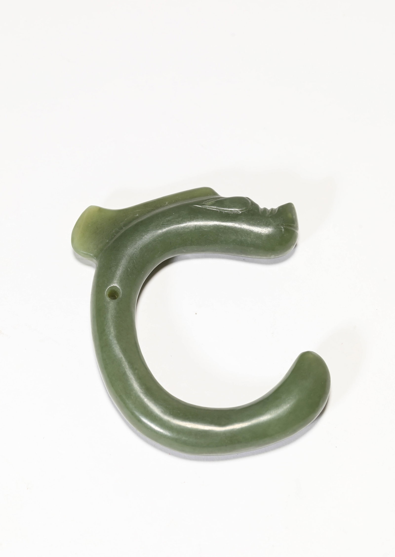 A 'C'-FORM JADE DRAGON - 5