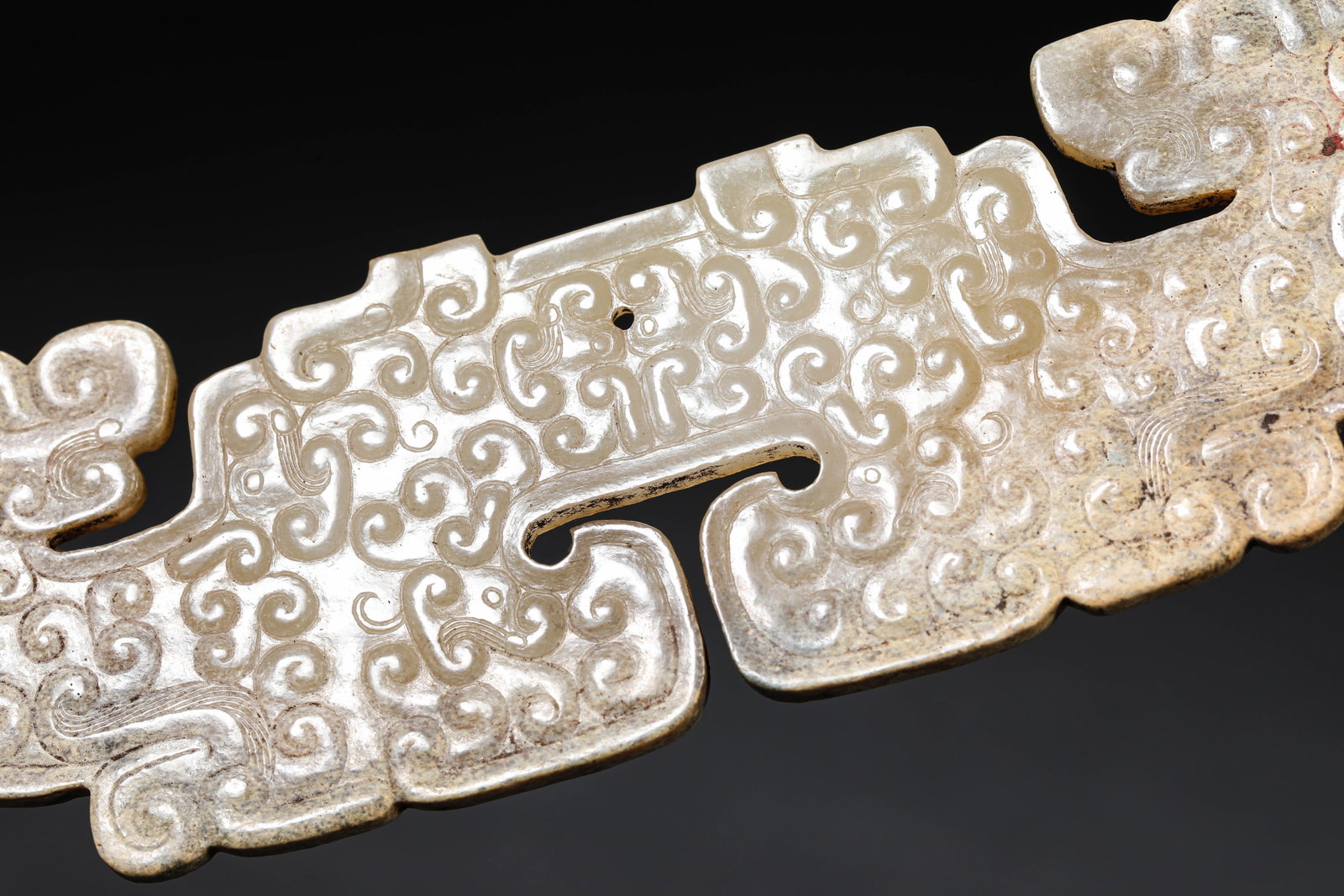 A JADE 'HUANG' PENDANT - 6