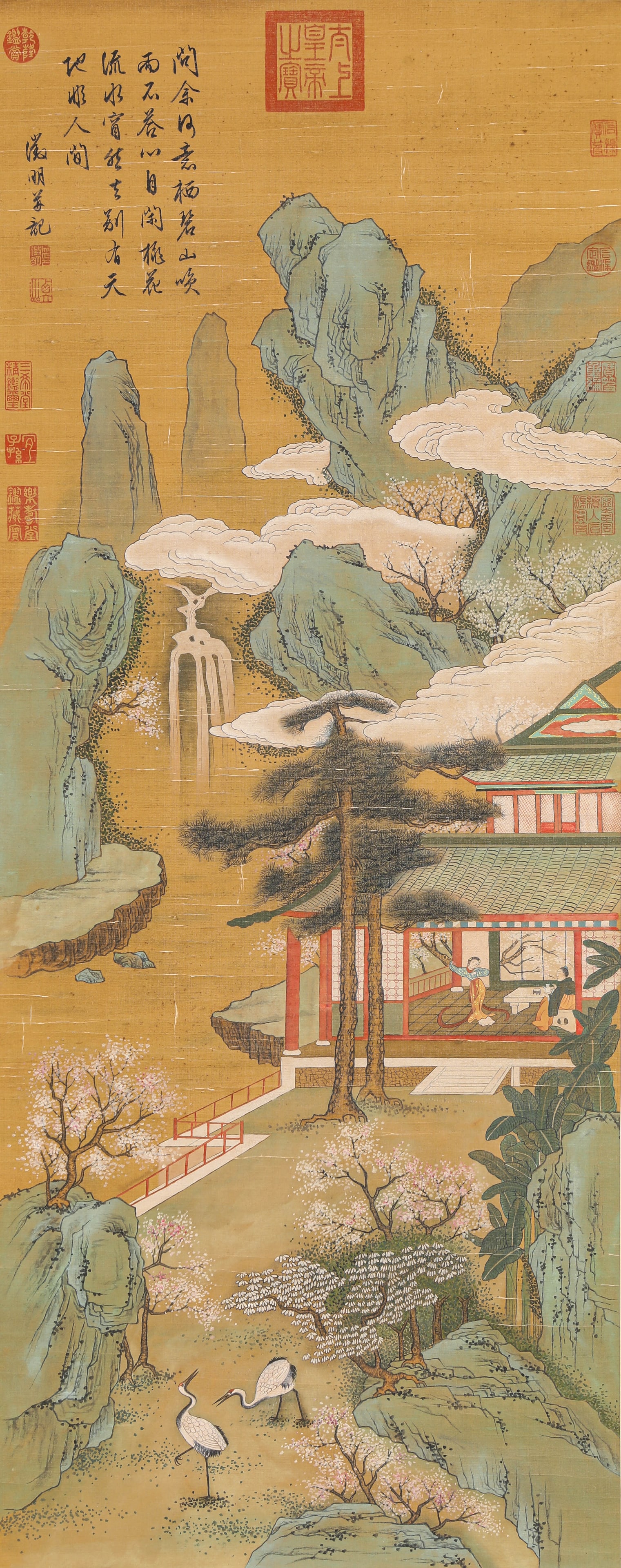 WEN ZHENGMING (1470-1559), ATTRIBUTED TO, LANDSCAPE: WEN ZHENGMING (1470-1559), ATTRIBUTED TO, LANDSCAPE Description: Dimensions: Width: 50 cm x Height: 124.5 cm. All measurements are approximate.