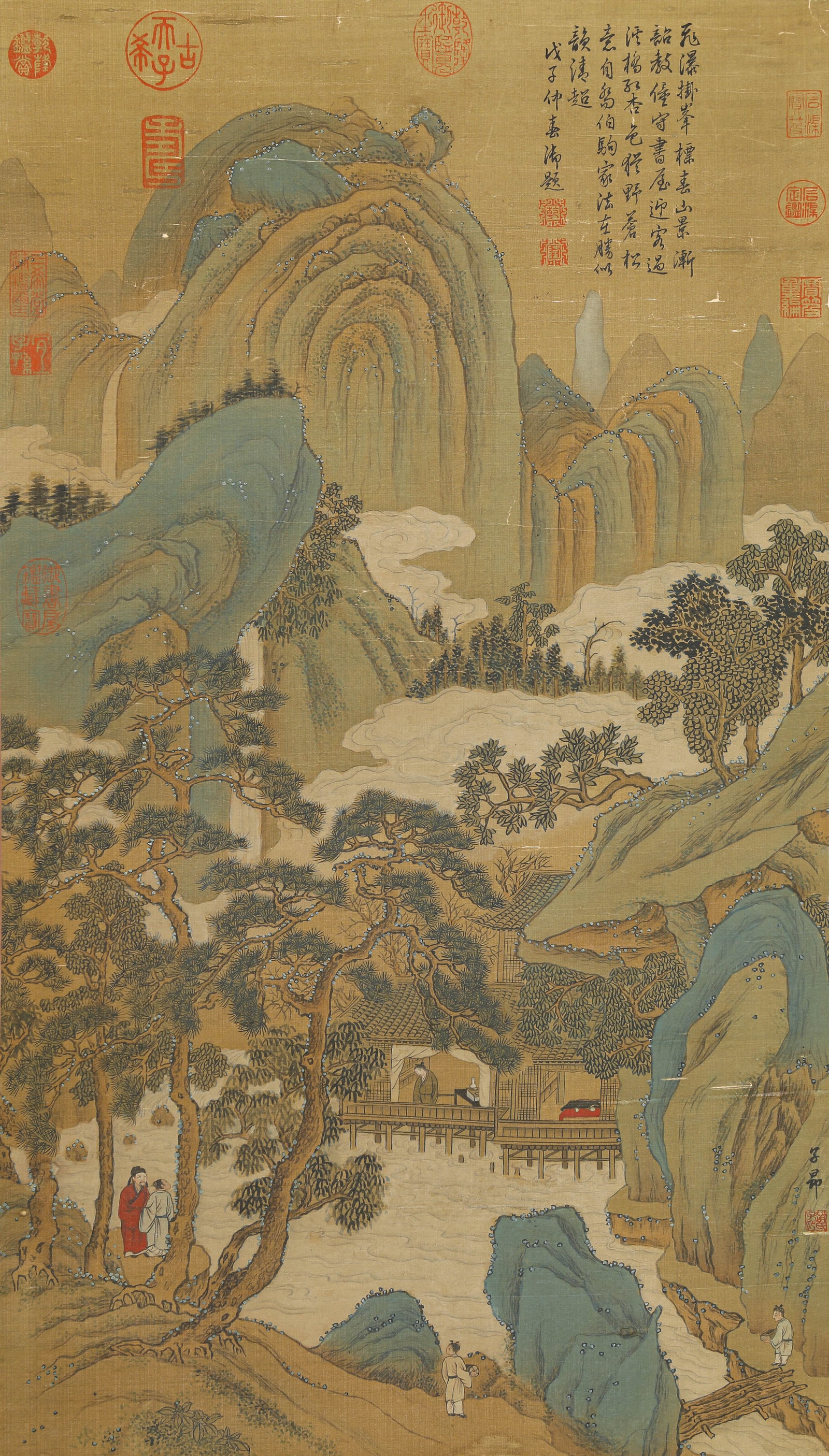 ZHAO MENGFU (1254-1322), ATTRIBUTED TO, FIGURE NARRATIVE: ZHAO MENGFU (1254-1322), ATTRIBUTED TO, FIGURE NARRATIVE Description: Dimensions: Width: 49.5 cm x Height: 87 cm. All measurements are approximate.