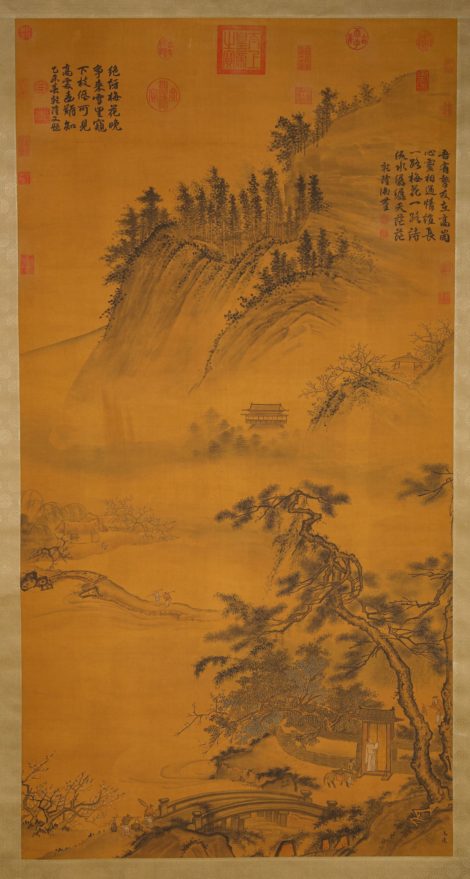 MA YUAN (ACT. 1190-1225), ATTRIBUTED TO, LANDSCAPE: MA YUAN (ACT. 1190-1225), ATTRIBUTED TO, LANDSCAPE Description: Dimensions: Width: 89.5 cm x Height: 171.5 cm. All measurements are approximate.